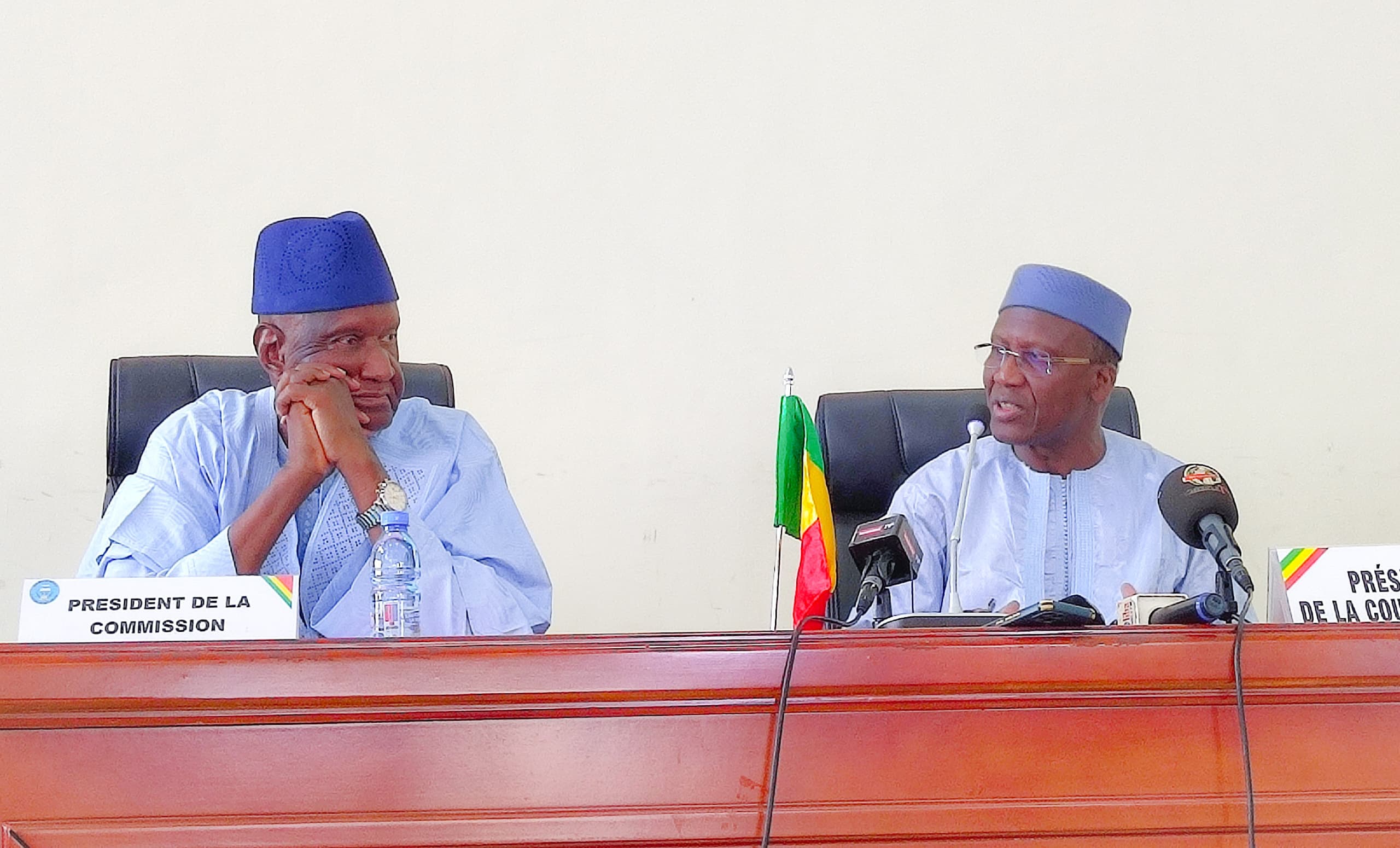 Avant-projet de la charte pour la paix et la réconciliation : la commission rencontre la Cour suprême